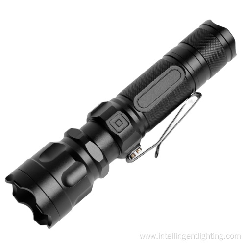Dimming T6 Aluminum Torch Light LED Rechargeable Flashlight